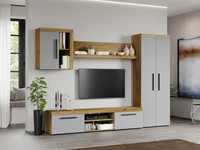 Set Mobilier Living Gri cu Flagstaff-Atena-C03