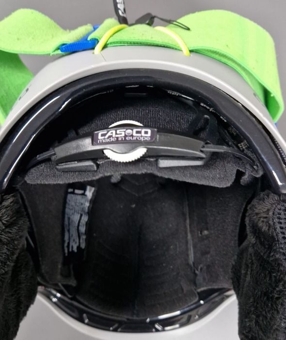 Casca de schi originala CASCO CX-3 și ochelari ski FIREFLY Blue