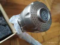 Baterie inox moderna de bucătărie cu țeava flexibila și cu doua tipuri