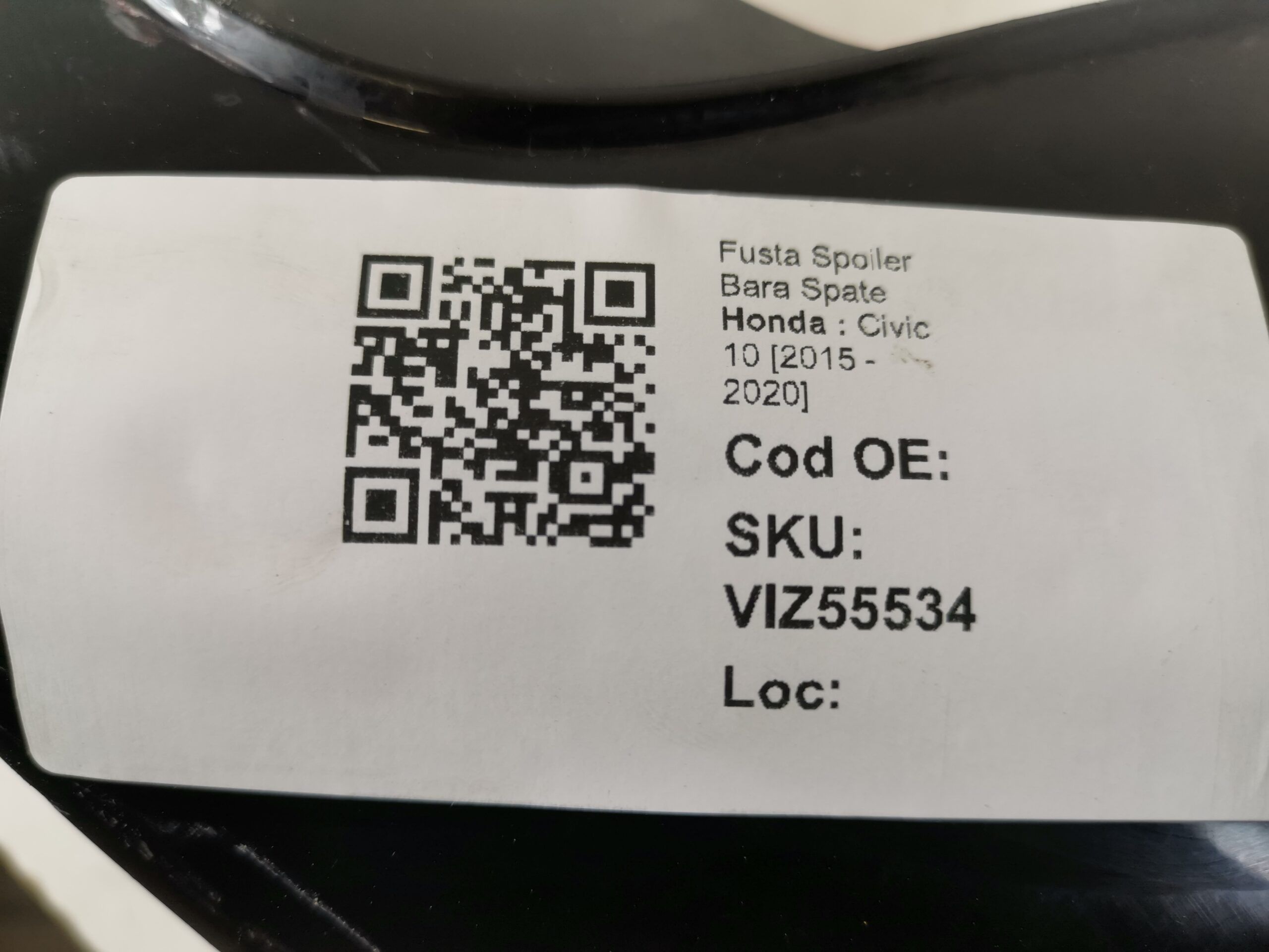 Хонда Цивик / Honda Civic Оригинален заден спойлер за броня в добро съ