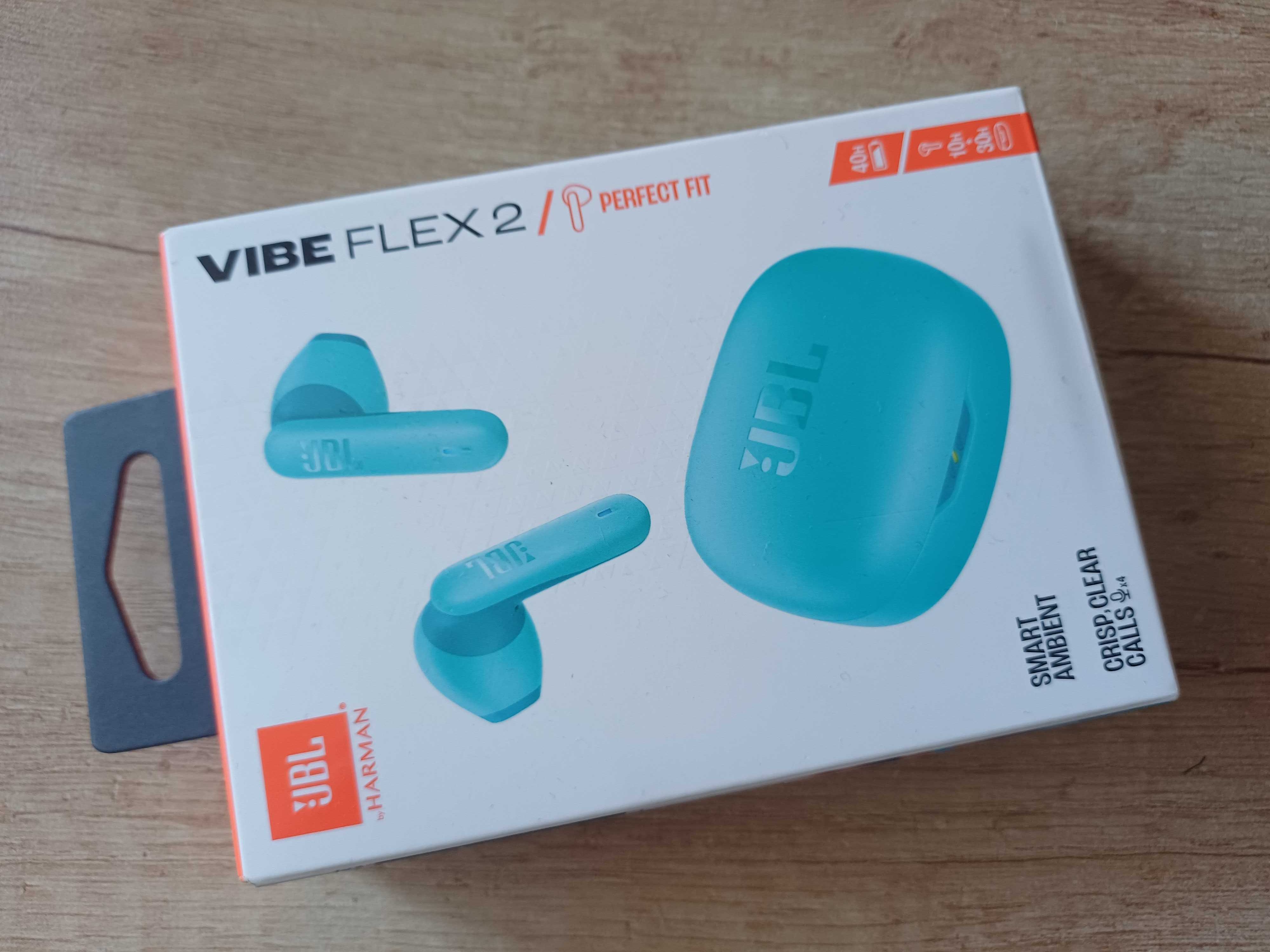 Безжични слушалки JBL - Vibe Flex 2, TWS, сини