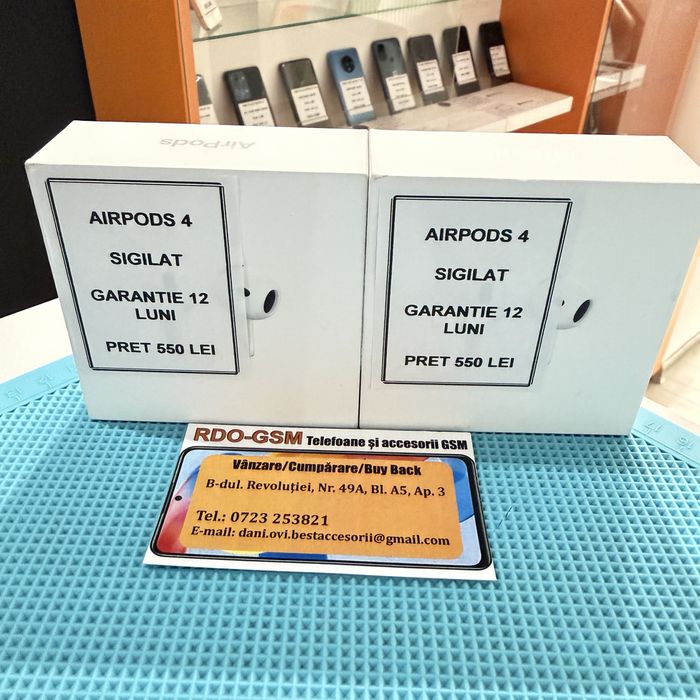 Airpods 4 Originale Apple Sigilate/Garantie