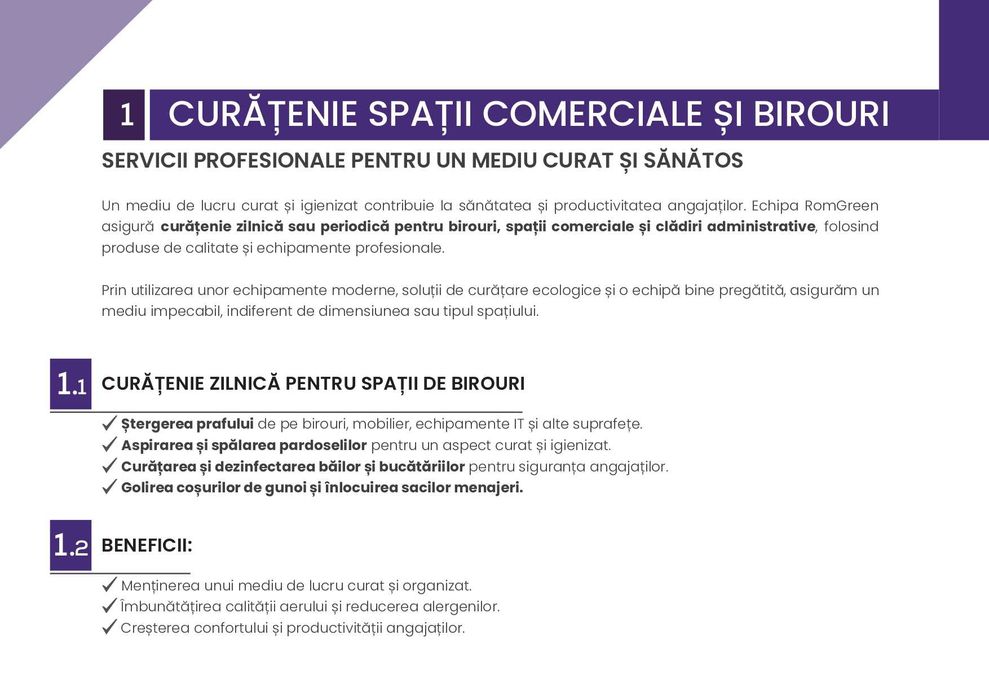Servicii profesionale de curățenie pentru birouri și firme