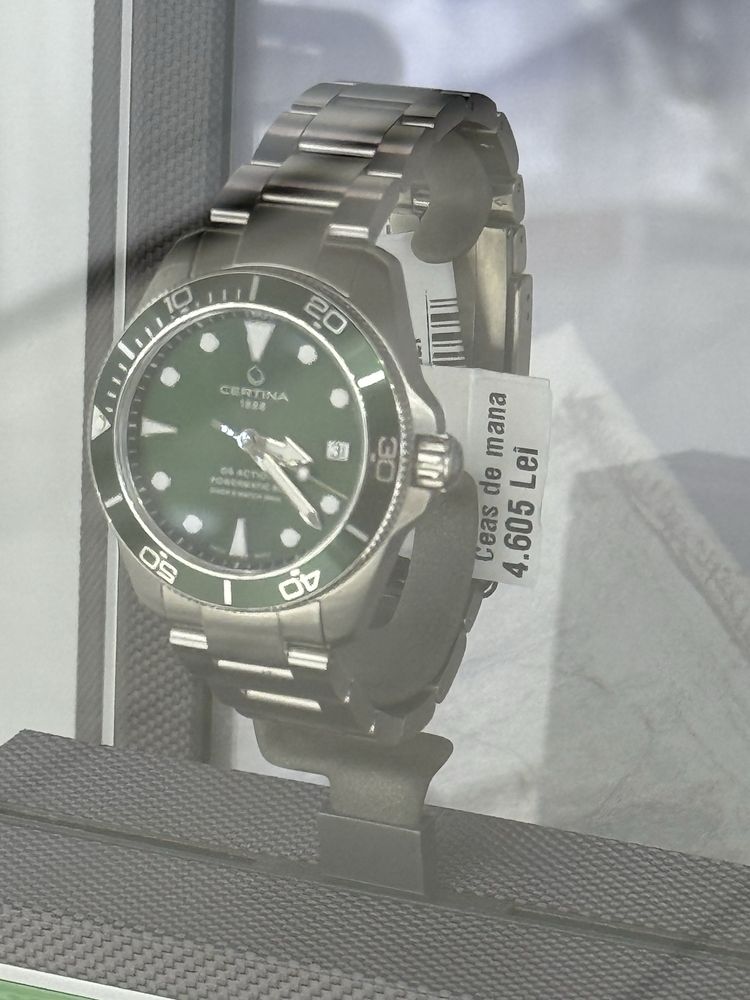 Ceas Certina Diver Green Hulk 80h Powermatic