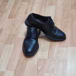 Pantofi negri iarna - full piele - barbati