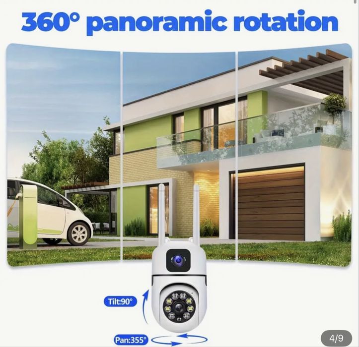 Camera supraveghere camera video 360 night vision