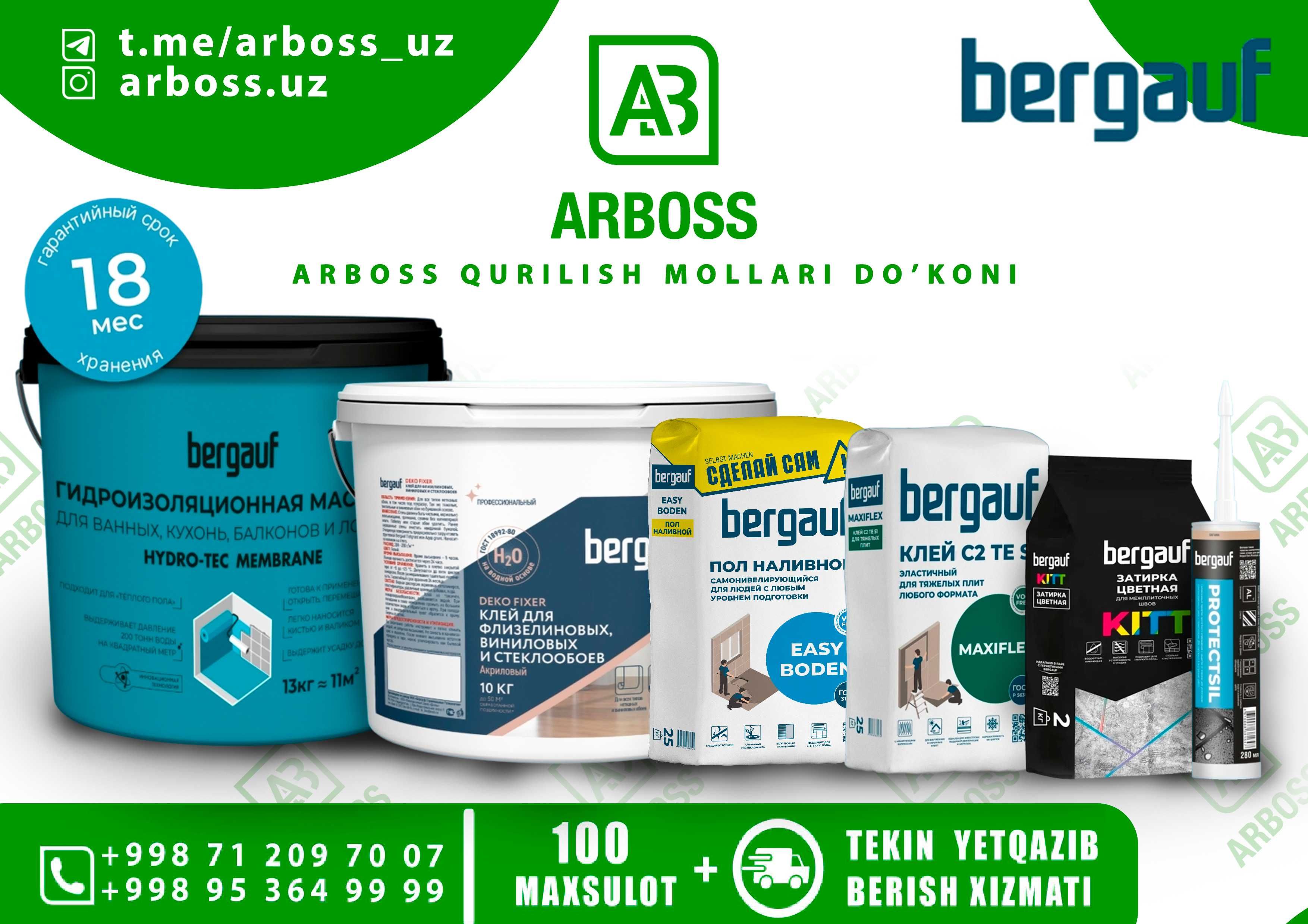 Bergauf Beton Kontakt Gruntovka 7 kg OPTOM NARXDA !!!