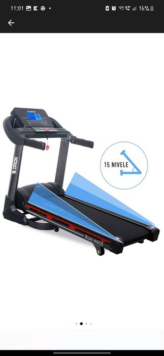 Banda alergare electrica cu înclinare