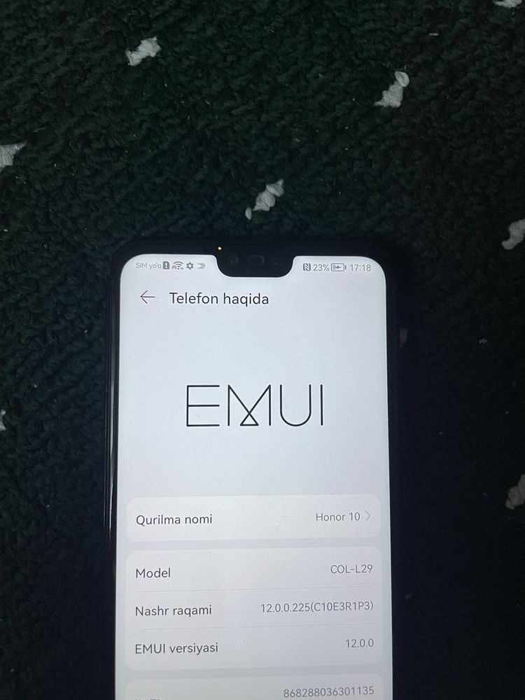 Honor 10 col-L29