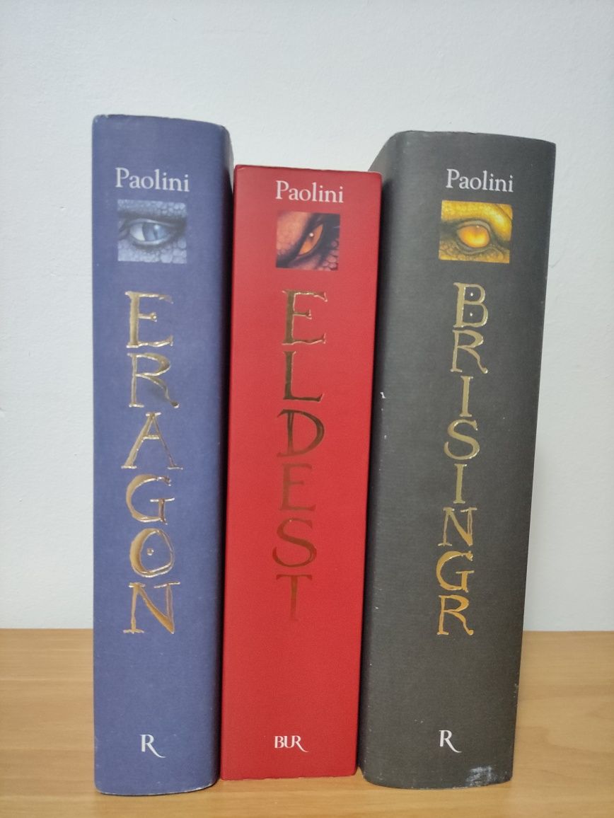 Seria Eragon - primele 3 volume în limba ITALIANĂ