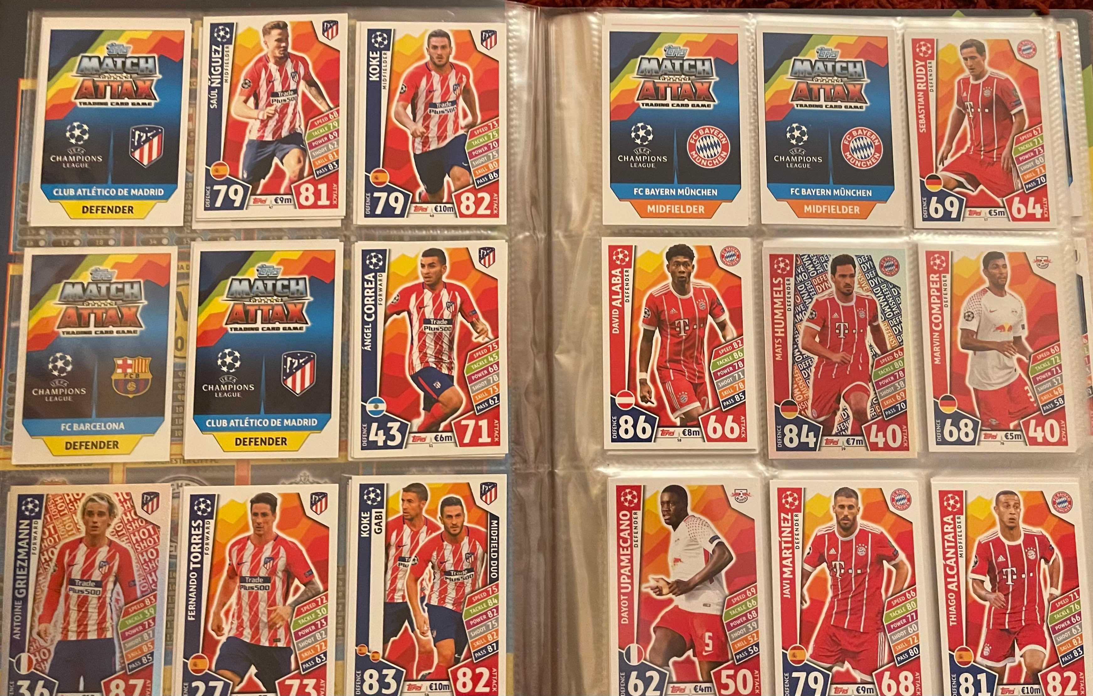 Fotbalisti Match Attax UCL 2017-18