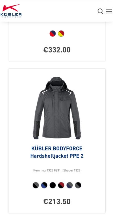 Мъжко зимно,дебело , работно яке KUBLER .Размер М