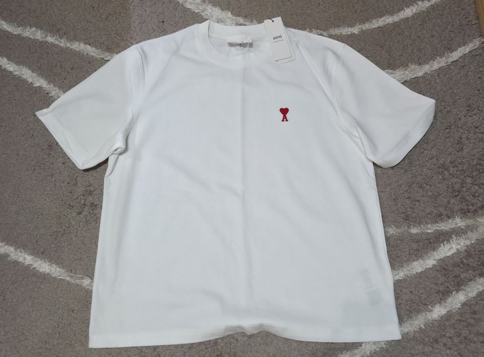 Ami Paris тениска бяла