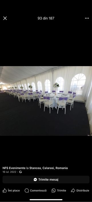 Vand 2 tipuri de sfesnice pentru evenimente 35 buc