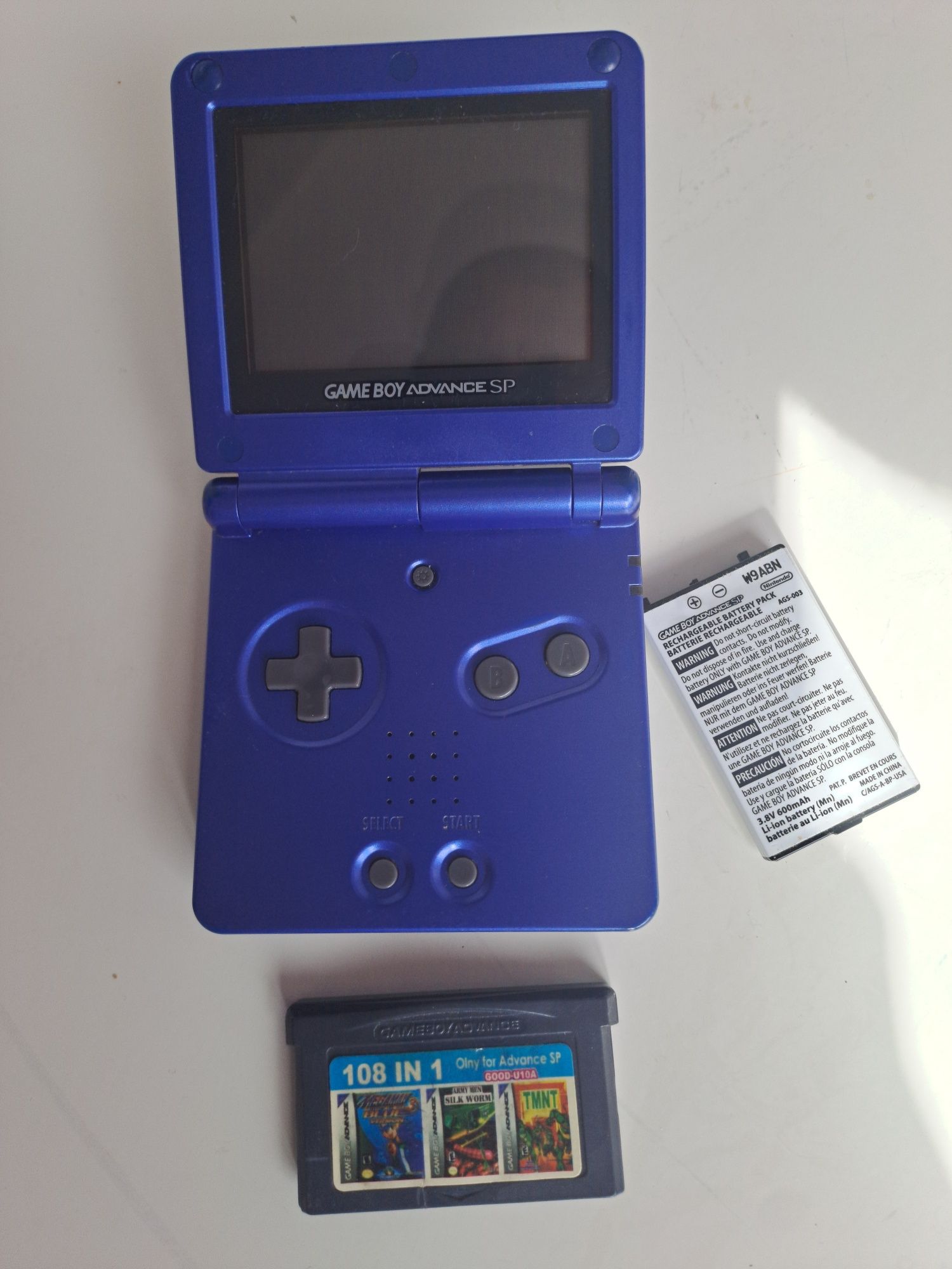 Vand nintendo game boy advance sp