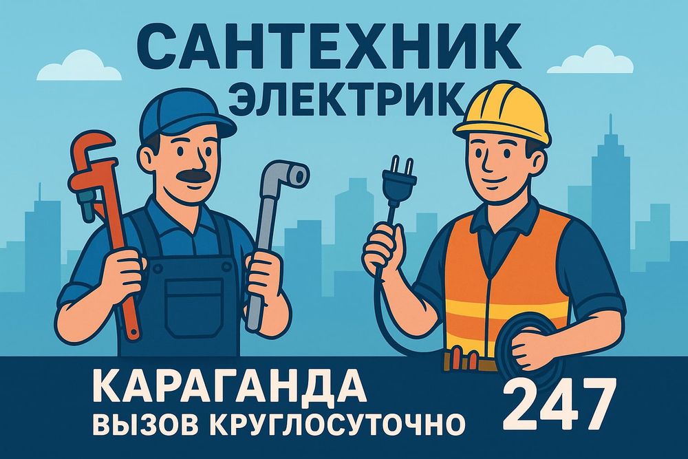 Сантехник электрик 24/7 юговосток круглосуточно срочный выезд