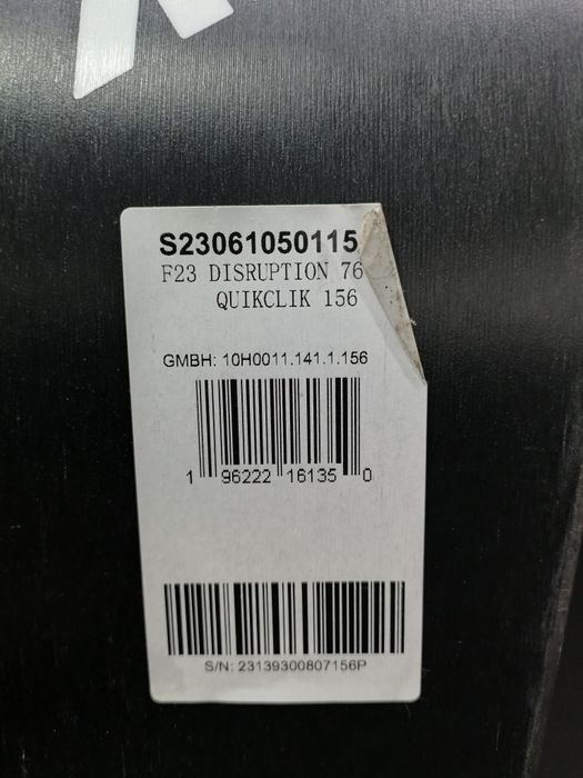 Schiuri ski K2 Disruption 76 CTi+legaturi Marker M2 10 Quikclik Nou!