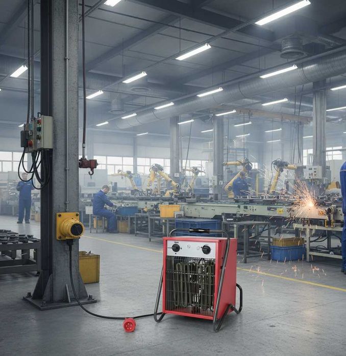 Aeroterma Suflanta Incalzire Industriala Trifazic 9kw LivratGRATUIT AB