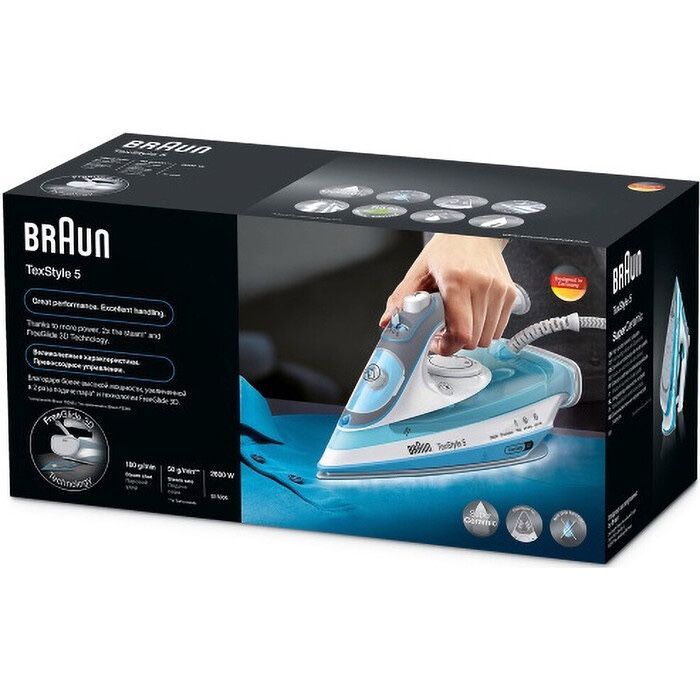 Паровой Утюг Braun New TexStyle 5 SI5006BL