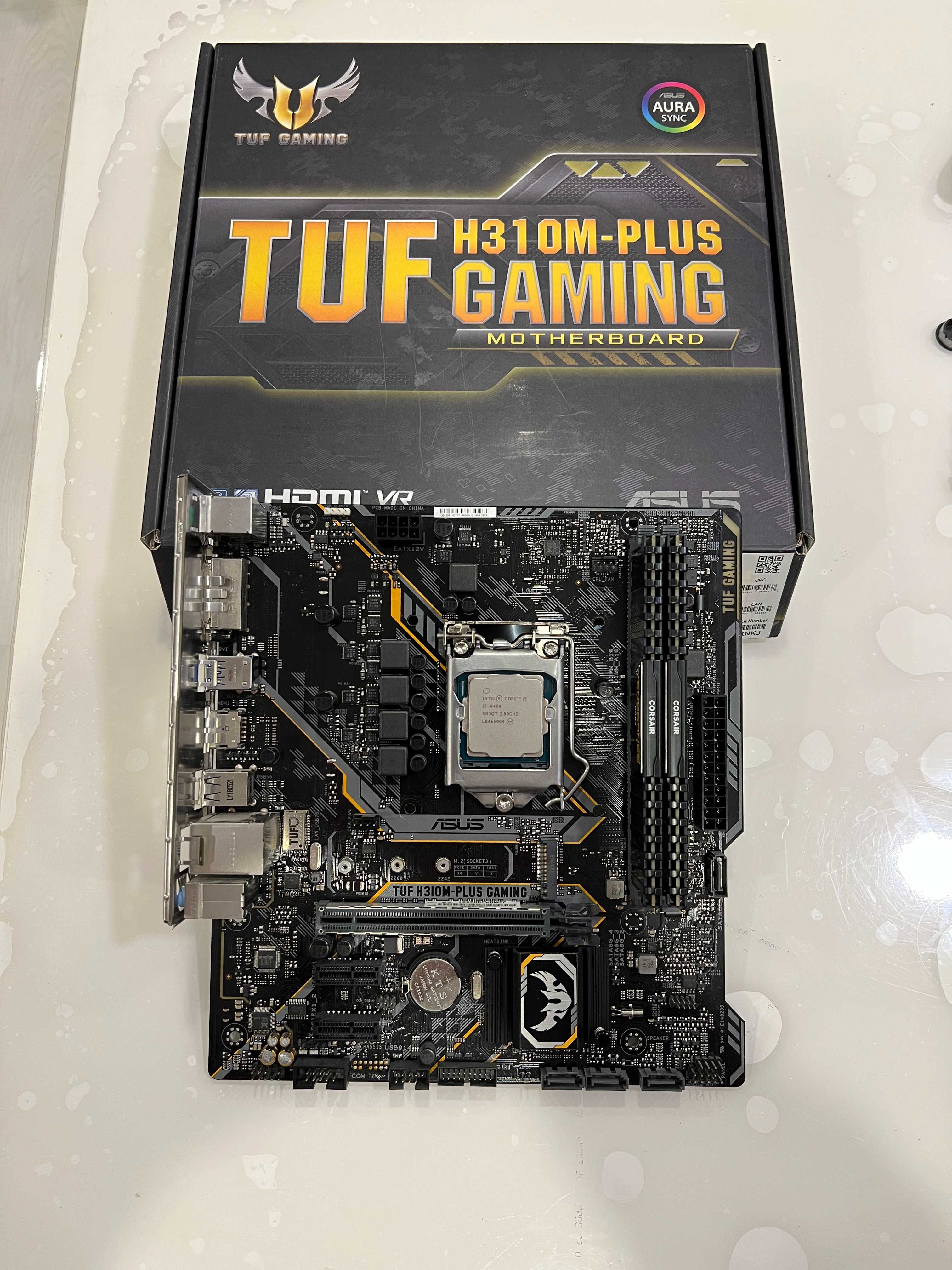 Компютър Intel i5-8400, 2x16GB DDR4, ASUS TUF H310M, може и на части