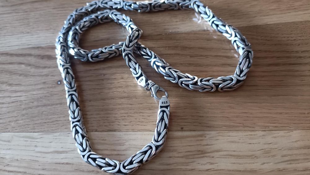 Lant argint 925 barbat, 186 gr