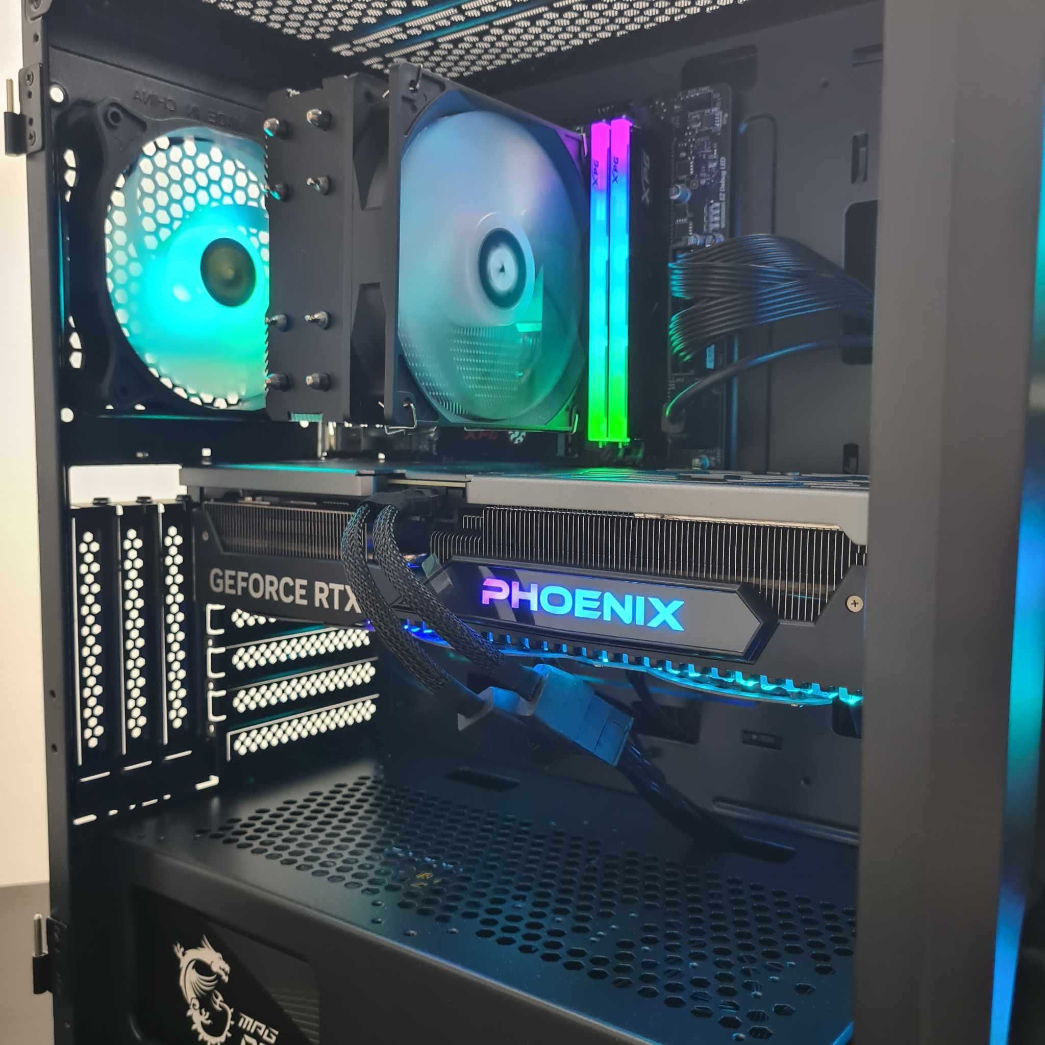 Геймърски компютър!  RTX 4070, Intel i5-13400F, 16GB RAM/Нов+Гаранция!
