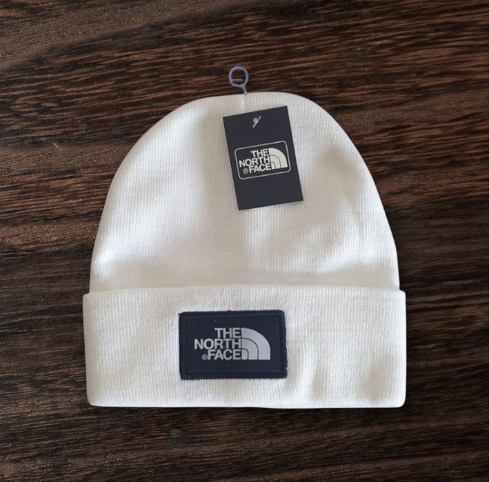 ‼️3+1 gratis‼️ Caciula The North Face alba unisex