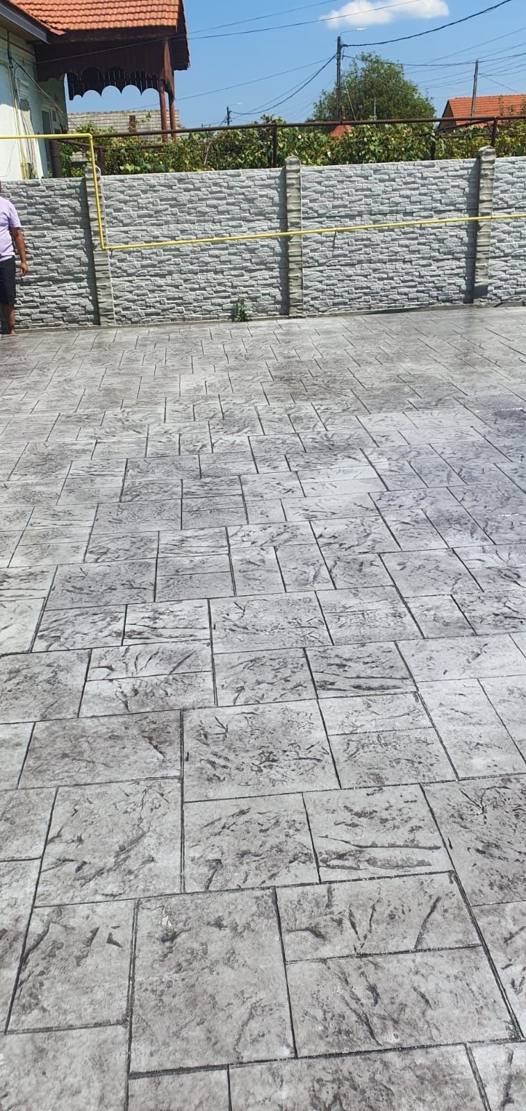Beton amprentat și elicopterizat,.