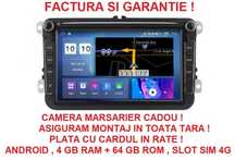 Navigatie 4GB RAM Carplay VW Golf 5 6 Passat B6 B7 CC Tiguan T5 T6 Eos