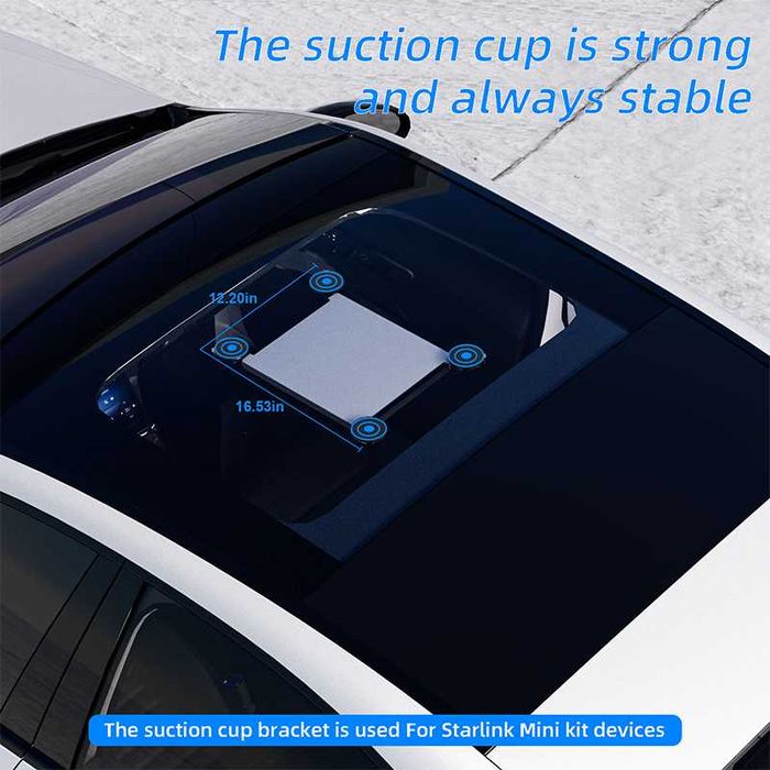 Starlink Mini крепеж с присосками