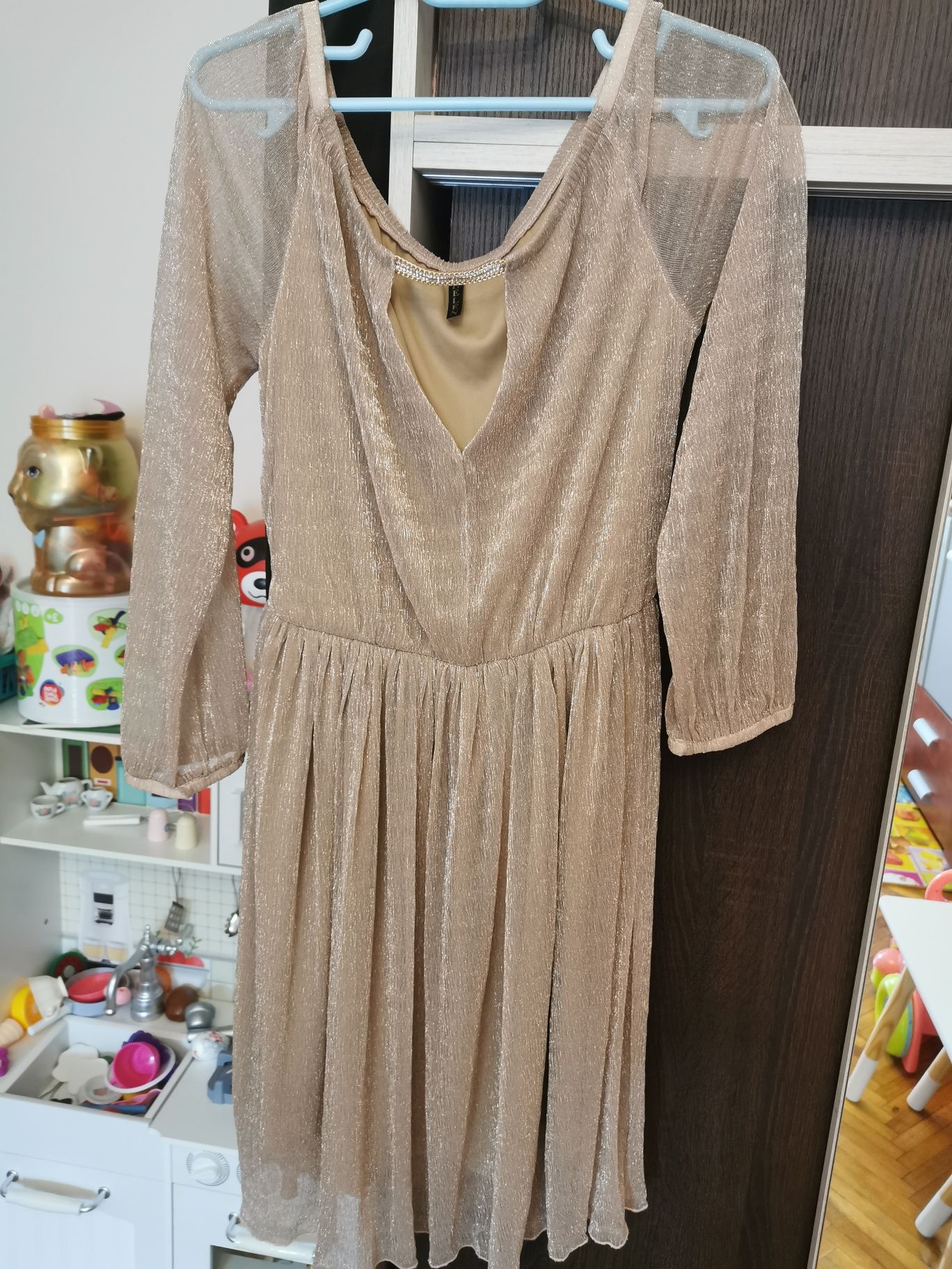 Rochie dama aurie