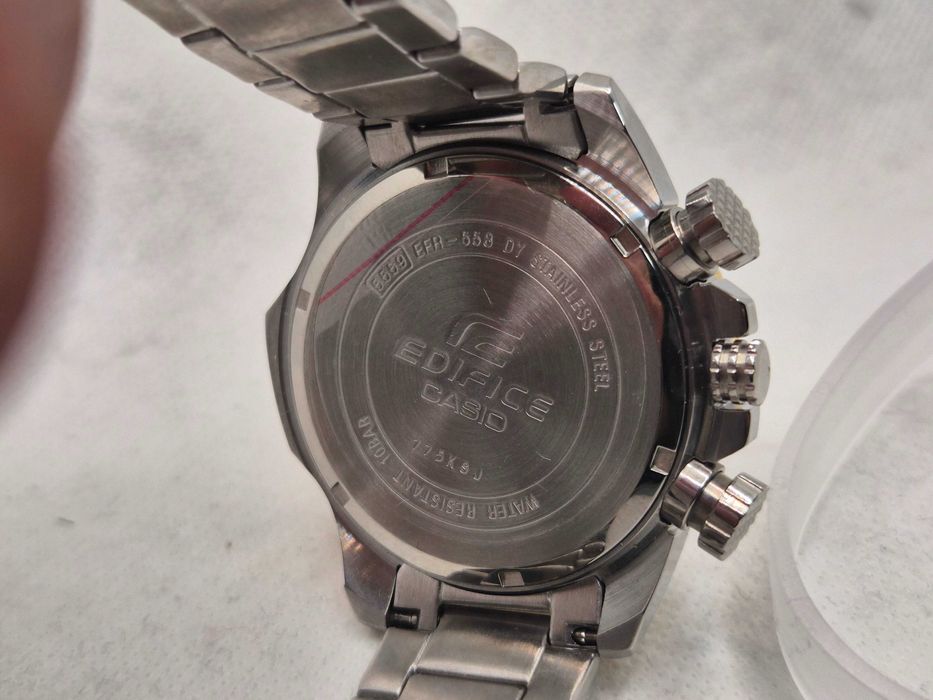 Ceas Sport Casio Edifice EFR 558D blue Black friday NOU, Garantie 2ani