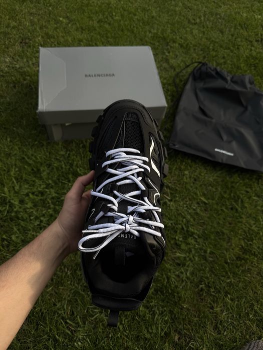 Adidasi Balenciaga Track Black And White / Premium / 2025
