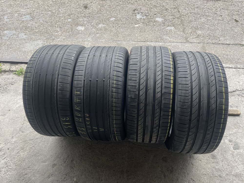 4 anvelope de vara Continental RFT 315/35/20 spate cu 275/40/20