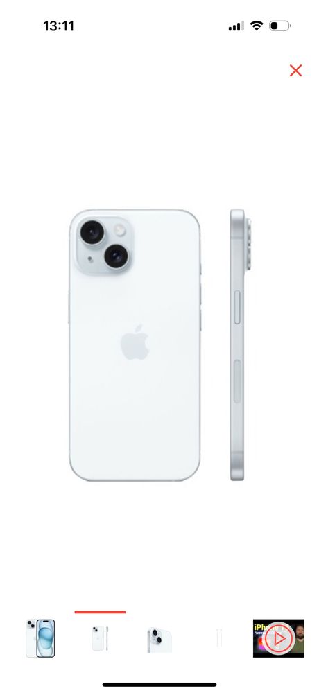 Продам смартфон apple 15