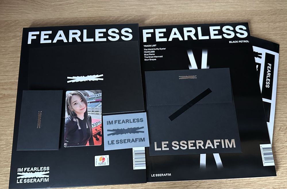 Album Cd Le Sserafim Fearless Kpop Black Petrol Ver