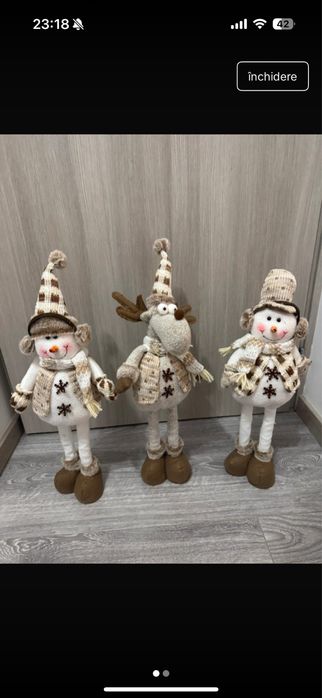 Set 3 figurine Craciun