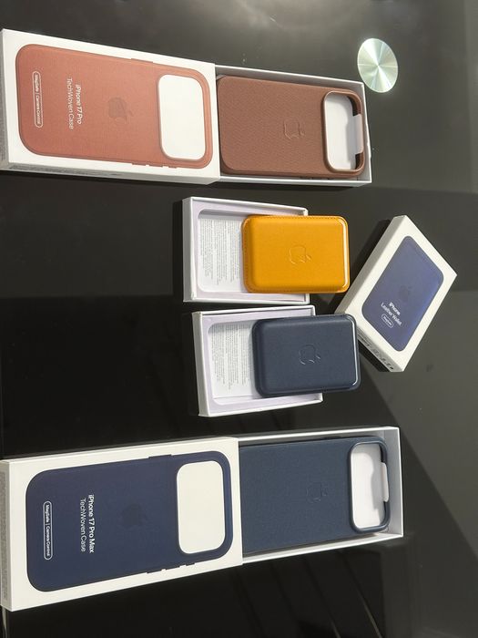 Husa TechWoven+portofel magsafe Apple Iphone 17 pro max