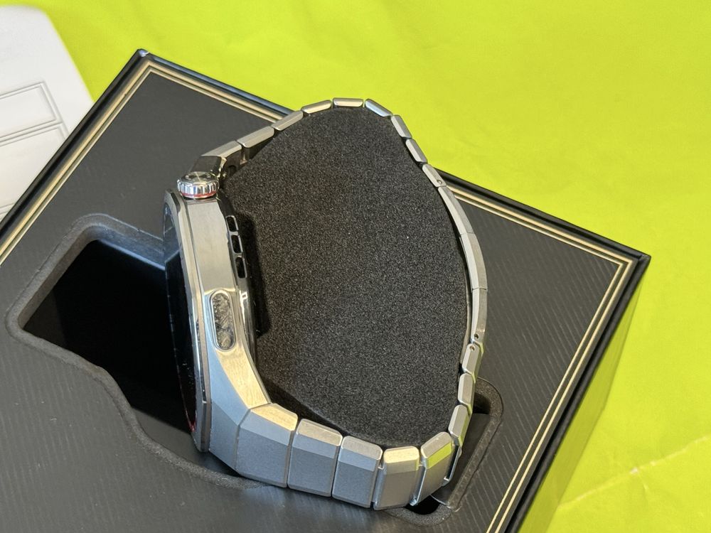 КАТО НОВ 46mm Huawei Watch GT 5 PRO Гаранция Yettel 2026 Titanium