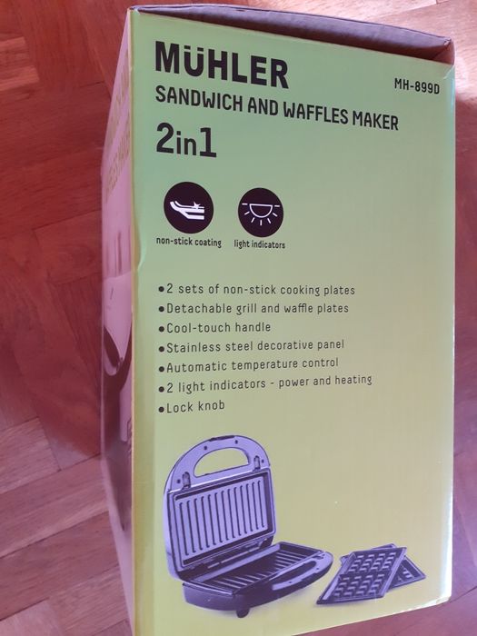 Уред за сандвичи и гофрети MUHLER
