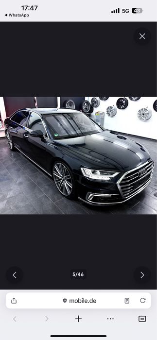 Vand Audi A8 impecabil recent adus din Germania