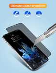 iPhone 12 , 12 Mini , 12 Pro , 12 Pro Max folie din sticla 20D PRIVACY