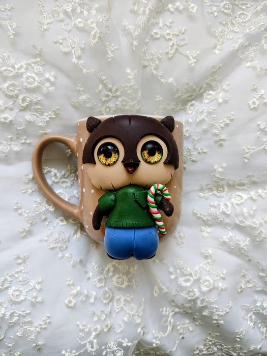 Чаши с декорация от полимерна глина