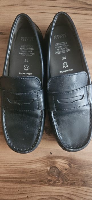 Кожени мокасини Geox