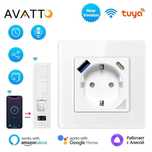 Умная розетка Wi-Fi с быстрой зарядкой от AVATTO