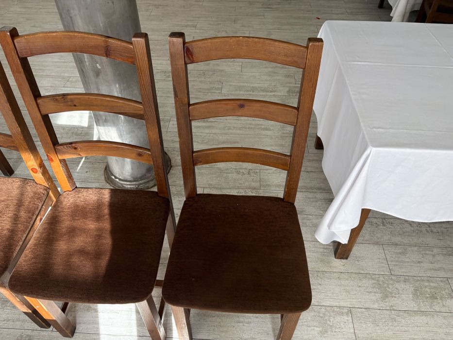 Дървени столове за ресторант , градина