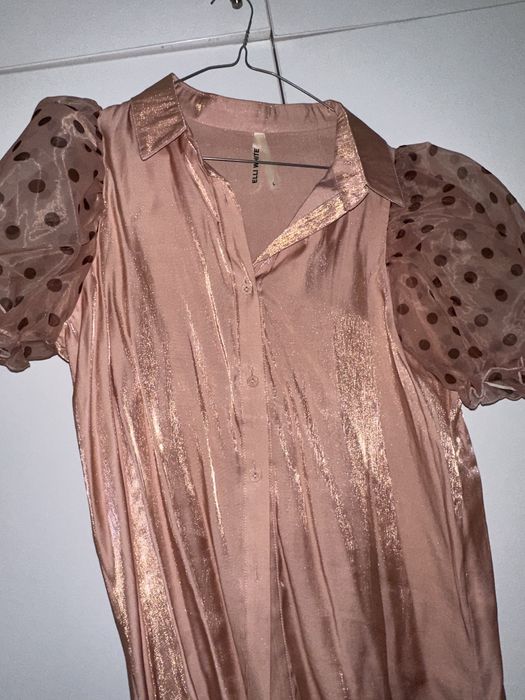 Camasa roz cu buline