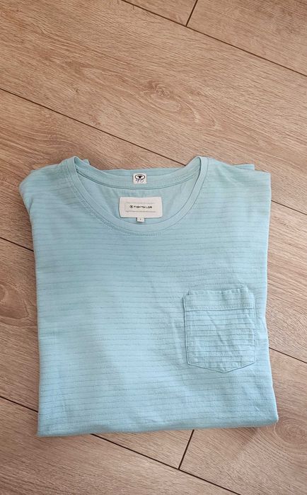 Tricou Tom Tailor, turcoaz, bărbați, mărimea L
