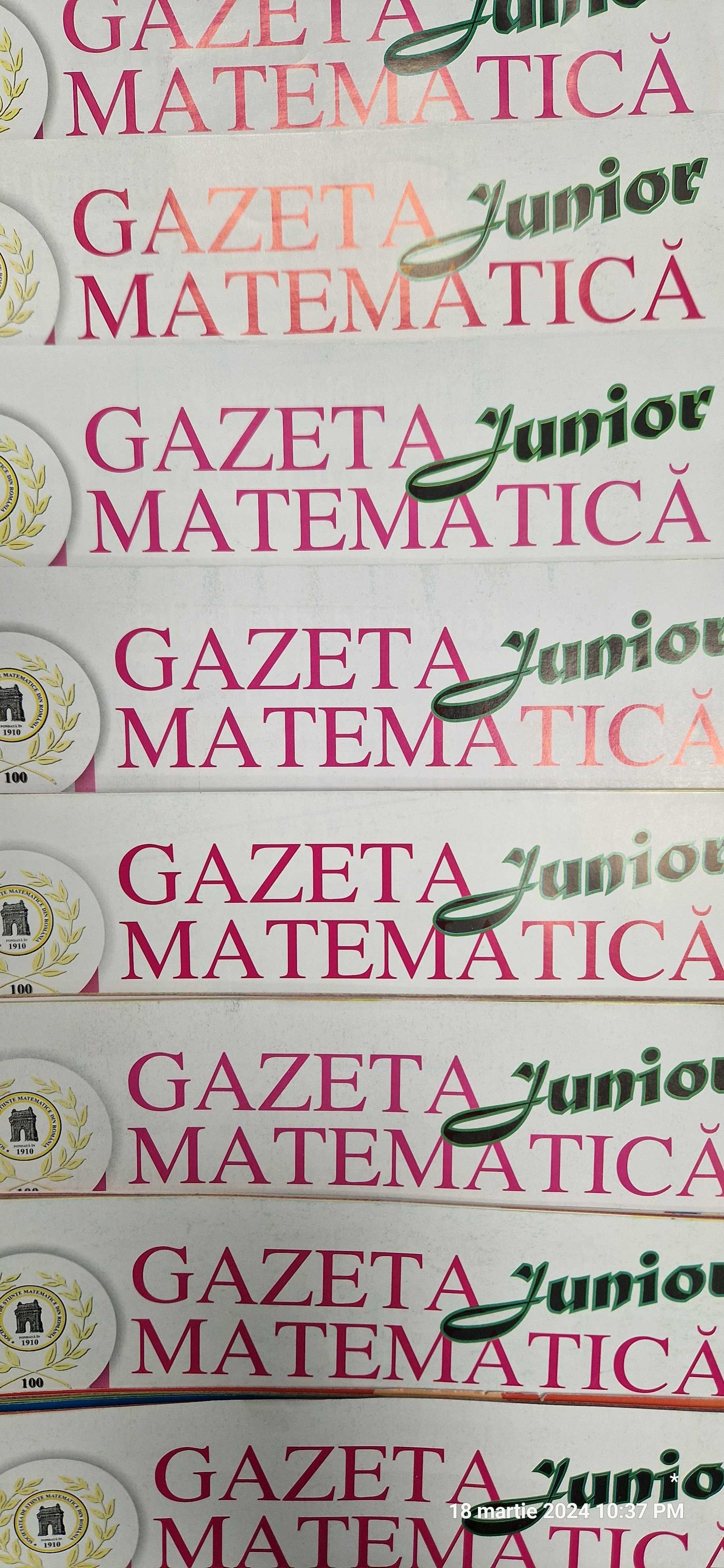 Gazeta matematica junior, nr 99-115