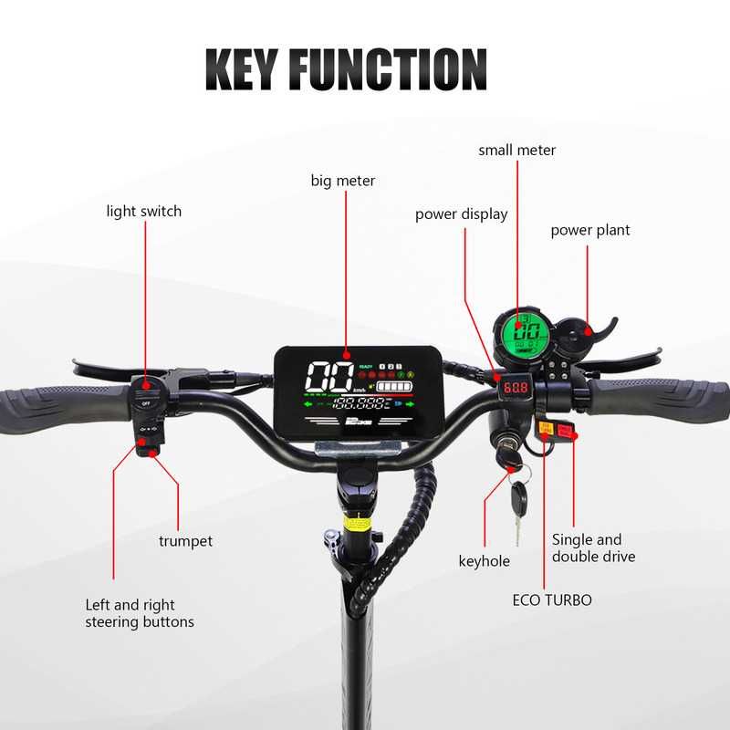 Trotineta Electrica ARWIBON Q06 PRO, 5600W, 80 km/h,  SAMSUNG 60V 27AH